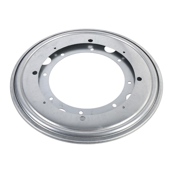 【Lixiang Store】 Heavy Duty Rund Galvaniserad Lazy Susan Turntable Bearing Roterande Svängplatta (9" Silver) Silver