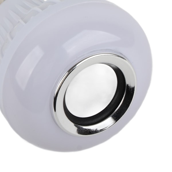 Bluetooth RGBW Farve Musik Pære med E26 Fatning - Fjernbetjening LED Højttaler til Barer, Soveværelser og Restauranter (100-240V) White