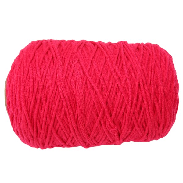 Myk bomulls-polyester blanding lang-haug tufting garn: 437 yards, 0,2 tommer bred, krympebestandig - Perfekt for DIY håndverk veving