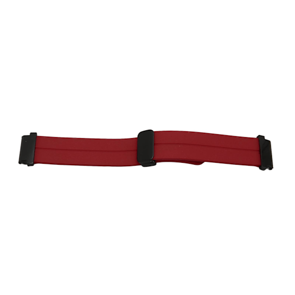 Justerbar Silikon Sports Urremærke med Foldbar Magnetisk Spænde til Fenix 7S/6S/5S - 0,79 tommer - Vinrød