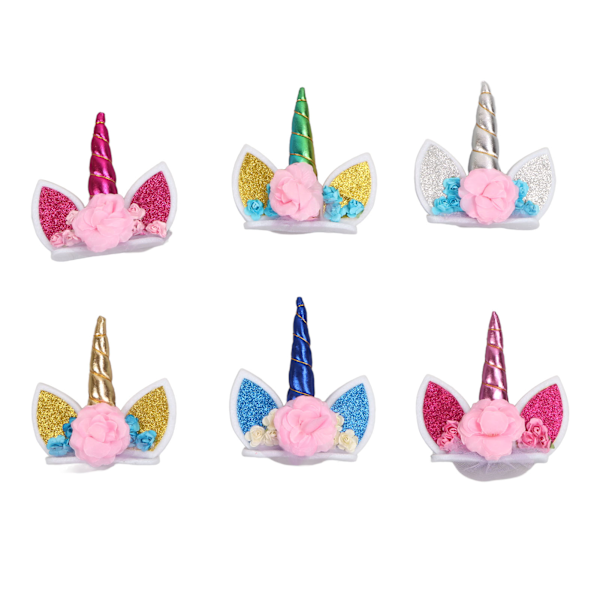 [Lexiang Store] 6-delad födelsedagstårta dekorationssats 6pcs