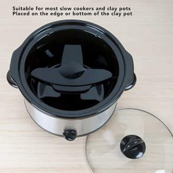 Håndfri Langsom Kogegryde Låg Holder: Køkken Organizer til Crock Pot Låg for at Holde Bordplader Rene