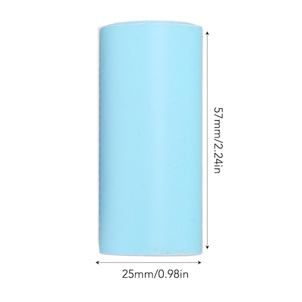 [Lexiang Store] 12 Rullar Färgad Miniutskriftspapper - 57x25mm 57x25mm