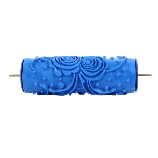 【Lixiang Store】 5-tommers gummigrafisk malingsrulle gjenbrukbar Blue 