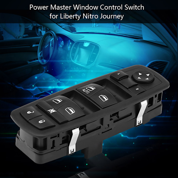 Venstre Side Master Power Window Kontrol Switch til Liberty, Nitro og Journey - Delenummer 4602632AG