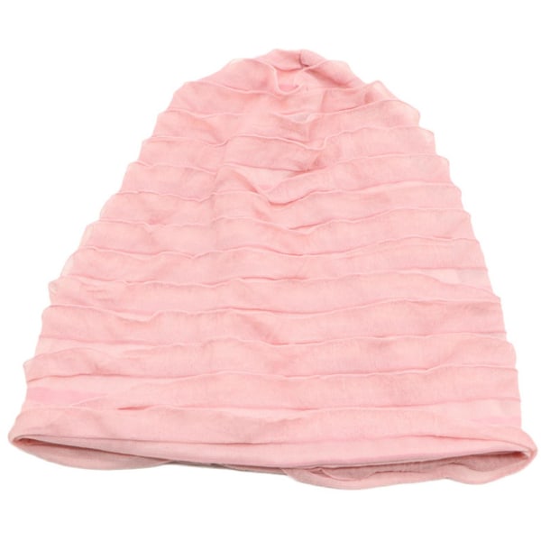 Dame-genser Beanie-lue Lett omslagshode Ensfarget hodeplagg for kaldt vær Hodevarmer