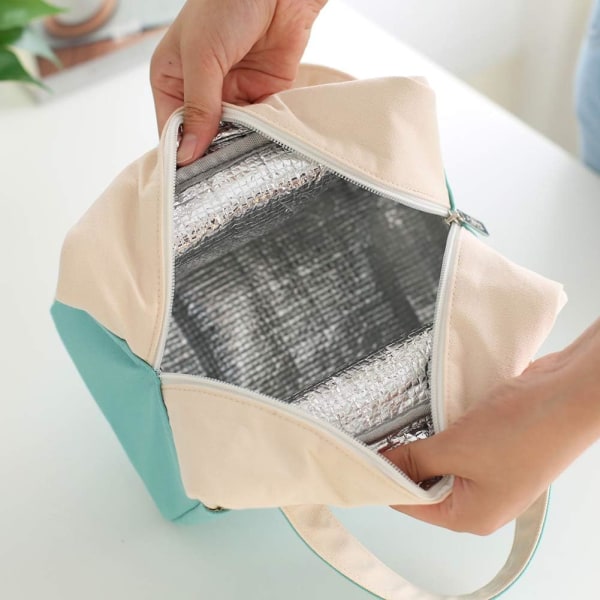 Bento Lunch Tote Bags - Termisk kølemadstaske med lommer Holdbare håndtag Moderigtige japanske print til børn teenagere
