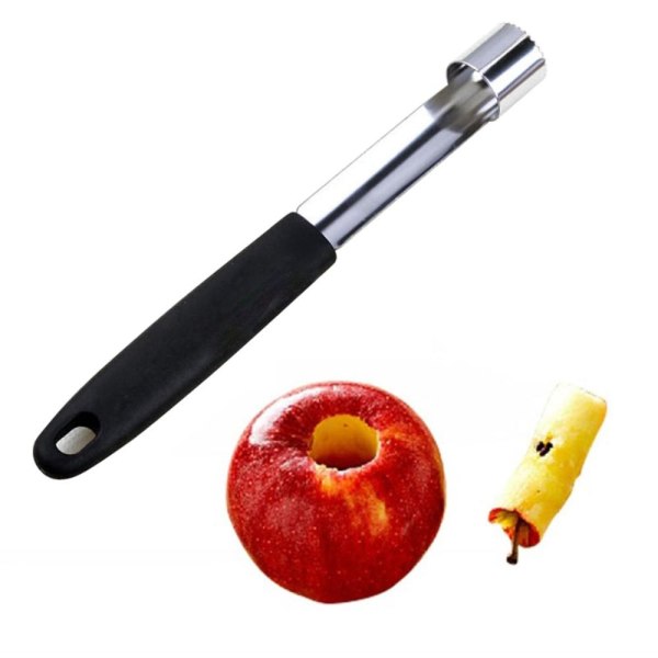 Apple-kerner Apple-kerner Corer Rustfrit stål silver