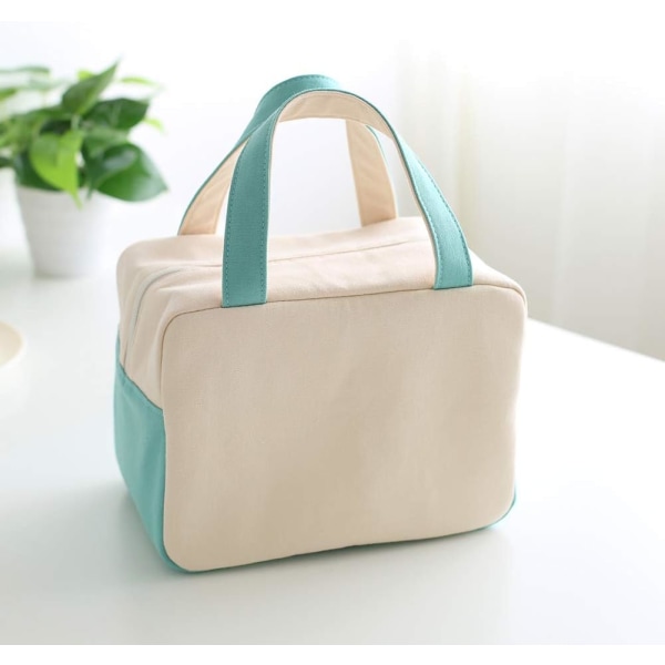 Bento Lunch Tote Bags - Termisk kølemadstaske med lommer Holdbare håndtag Moderigtige japanske print til børn teenagere