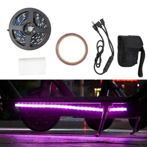 Xiaomi M365 scooter Høj lysstærk LED Strip Light Batteridrevet f multicolor