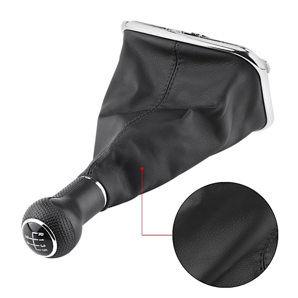 5-växlad växelspaksknopp och gaiter-set för Golf 4/Jetta/Bora (1999-2004)