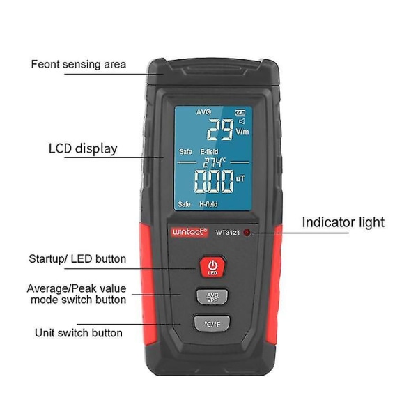 Display Geiger Counter Nuclear Radiation Detector