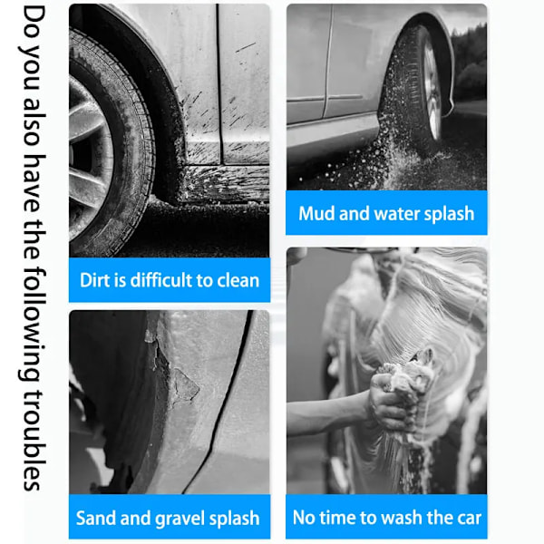 Stänkskydd för Toyota Highlander 2014 2015 2016 2017 2018 2019 XU50 Toyota Kluger GX Tillbehör Fram Bak Stänkskydd Skärm