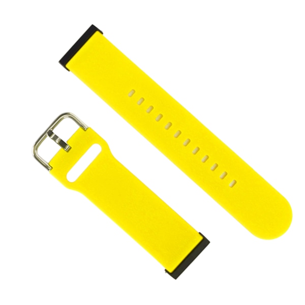 Justerbart Silikonarmband för Suunto 7 Smartwatch - Gul Tillbehör