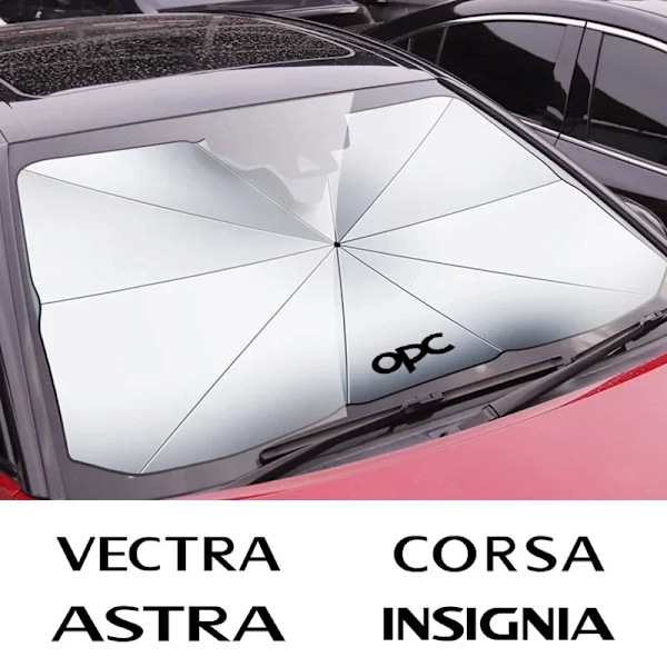 Bil Främre Solskydd Bil Vindruta Solskydd Paraply För Opel OPC OPCline Adam ASTRA Combo CORSA Grandland INSIGNIA MOKKA Meriva-För Adam