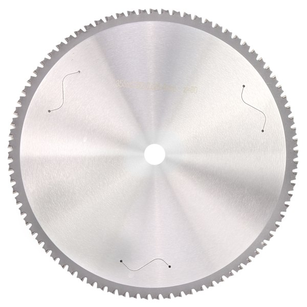 Højhastighedsstål Cirkelsavblad til Metal Skæring - 80 Tænder, Dimensioner: 355 x 2,6 x 2,0 x 25,4 mm 80T