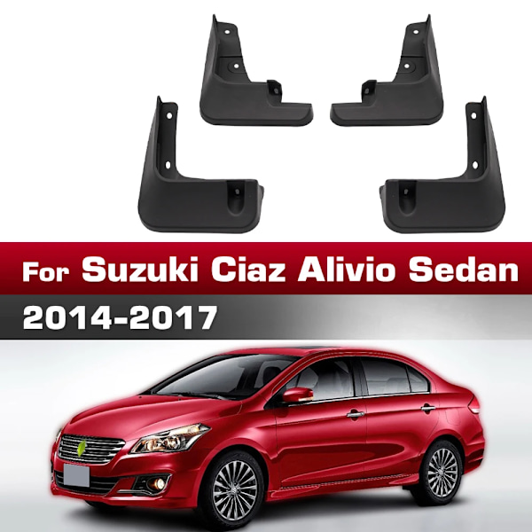 Suzuki Ciaz / Alivio Sedan 2014 2015 2016 2017 lokasuoja 4kpl/setti roiskeläpät auton lisävarusteet