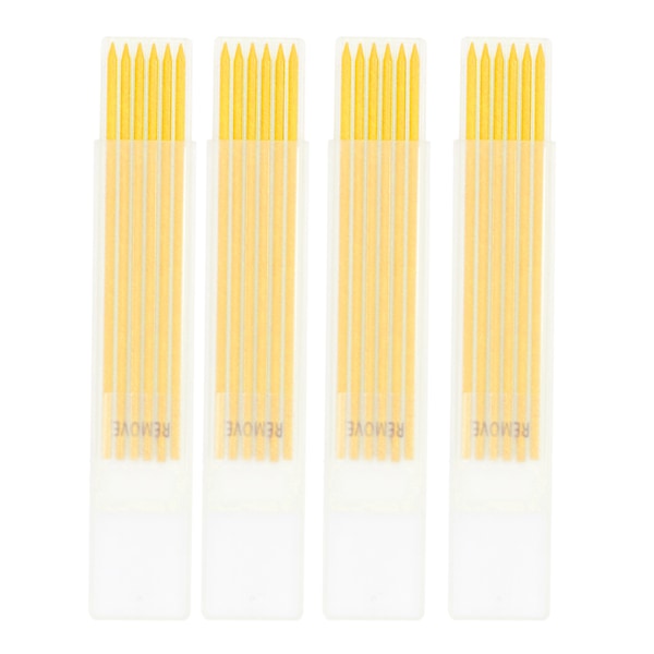 24 kpl Pitkän Keston Puusepän Kynäsuojat - 2,8 mm Grafiittilyijy Puuntyöstöön (Keltainen)