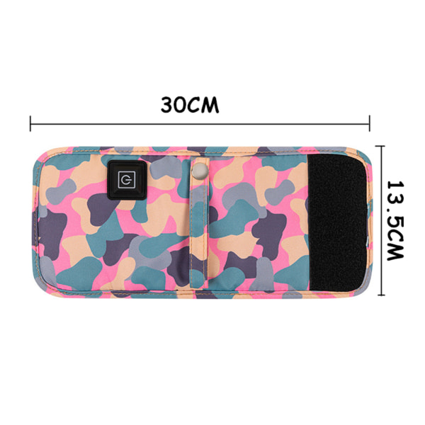 Bærbar sutteflaskevarmer, USB-opladningsflaskevarmer Baby med termostat Camouflage/Sort Camouflage/Black