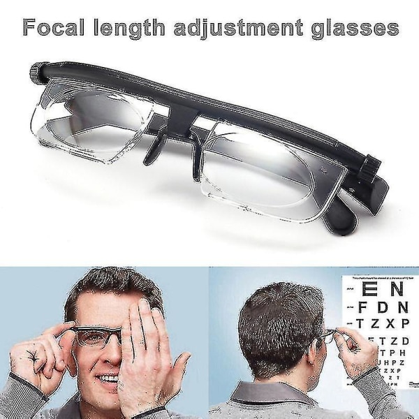 Justerbara glasögon Dial Vision Glasögon med variabelt fokus