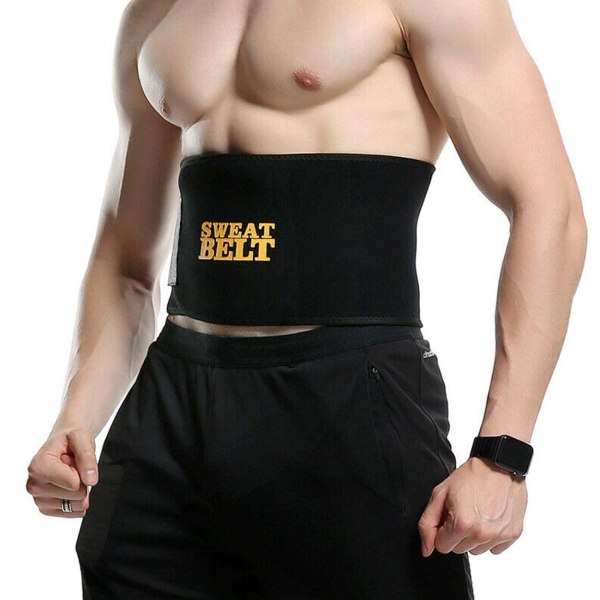 Waist Trimmer Trainer Shapewear Stretch Smal Midja svart black