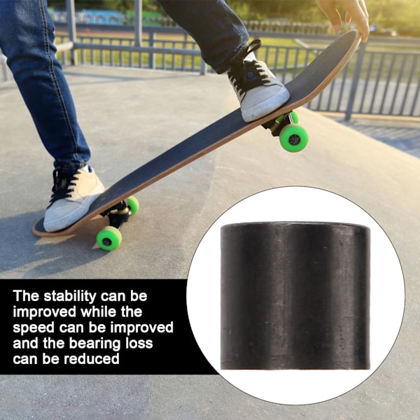 40 stk. Sorte Skateboard Leje-afstandsholdere til Longboard Reparation og Genopbygning