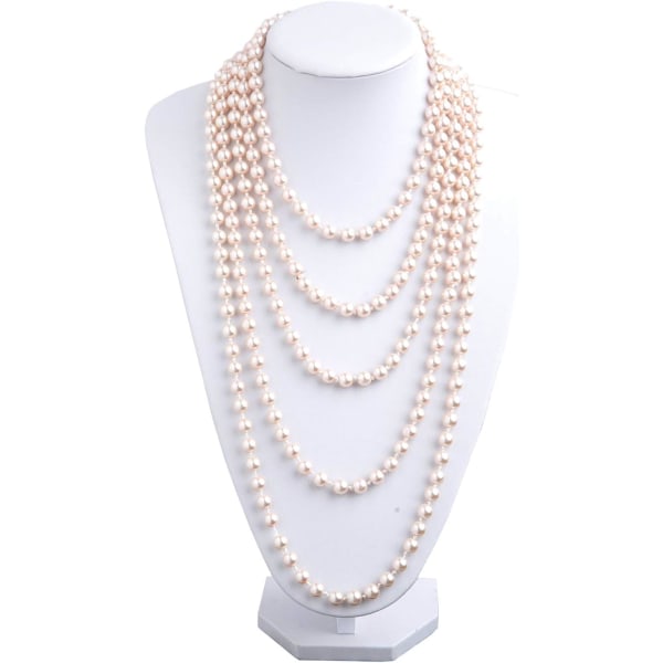 1920-talet Pärlor Halsband Mode Faux Pearls Gatsby