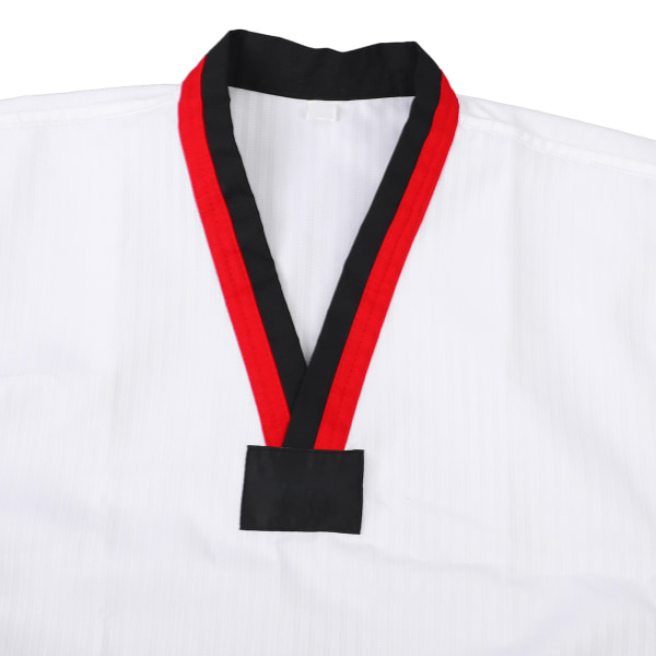 Taekwondo-outfit Bomuld Taekwondo-træningsuniform til kickboksning Kampsportstræning Stribet model XL XL