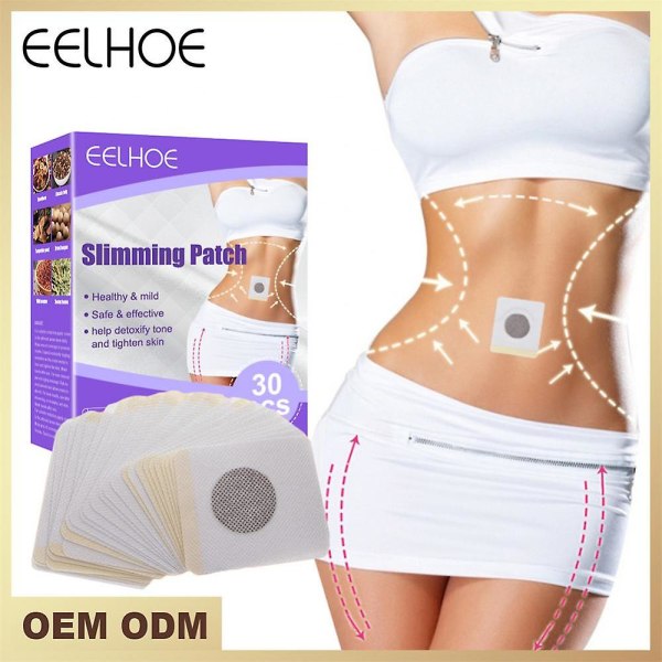 Eelhoe slankende kropsformende plaster strammer dovne menneskers tynde mavearme Slankende navlemærkat Q as show