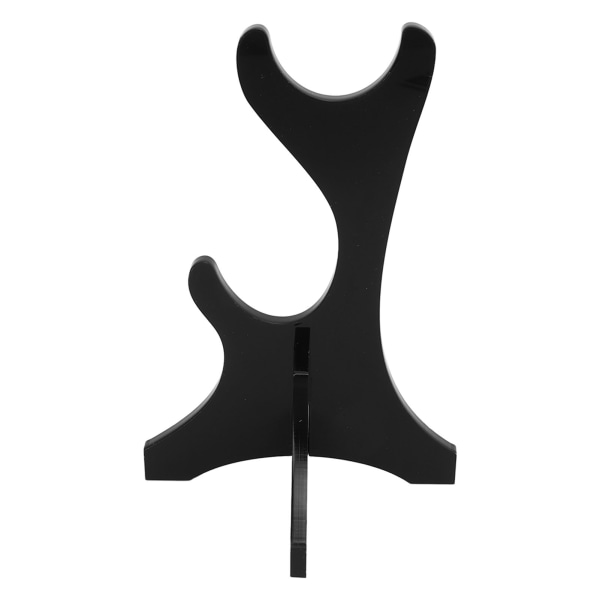 2 stk Sword Stand Acryl Stabil Let at installere Unikt multifunktionelt display Stand til Wand Home Stue Sort Black 2pcs