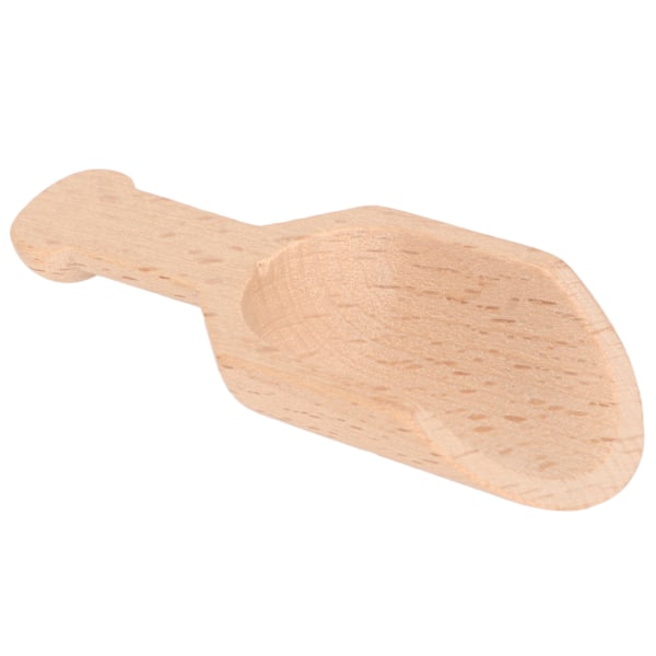 10 Økologiske Træbadesalt-Skeer med Polerede Overflader - Perfekt til Bruseværelser - Type 2 (2,3 x 7,6 cm / 0,9 x 3,0 tommer)