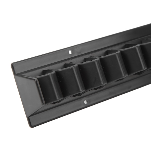 Väggmonterad Plastpiskställ för Hästar - Svart Piskhållare för Stall Black