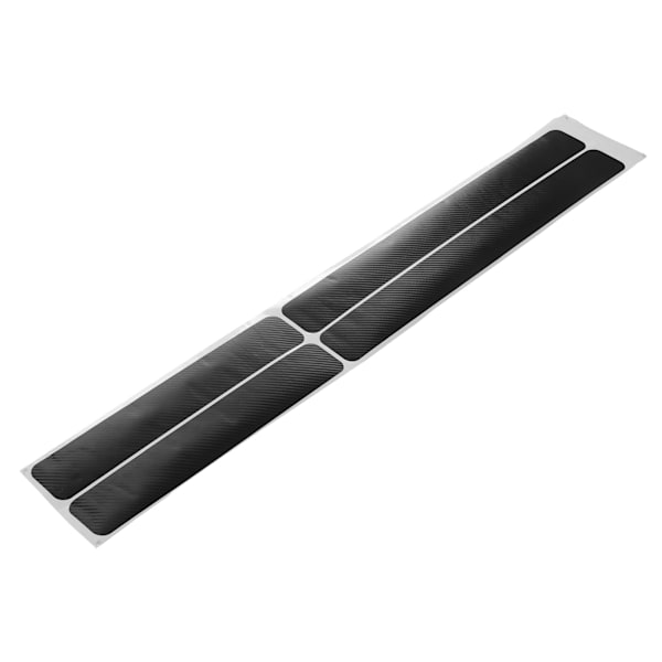 4-delad Universal Dörrtröskelskyddssats - 3D Kolfiber Repskyddande Dekorativ Skydd