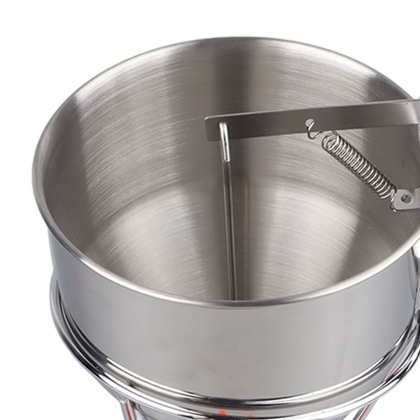 Batter Dispenser i Rustfrit Stål med 4 Silikon Dyser (18mm) til Pandekager og Cupcakes