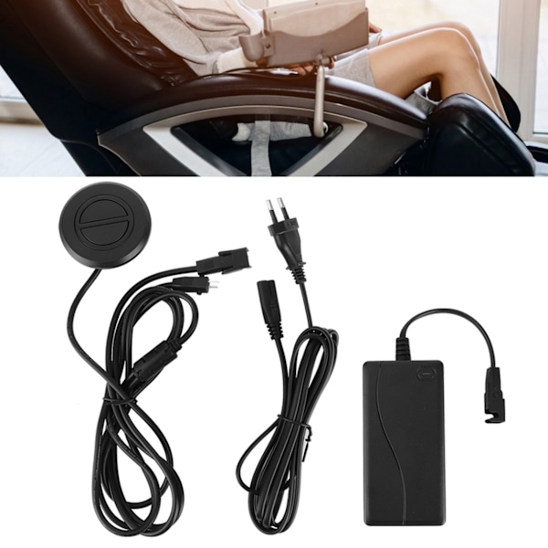 Elektrisk Recliner Soffa Handkontroll med Trådbunden Switch - 01 Hankontakt & 01 Honkontakt
