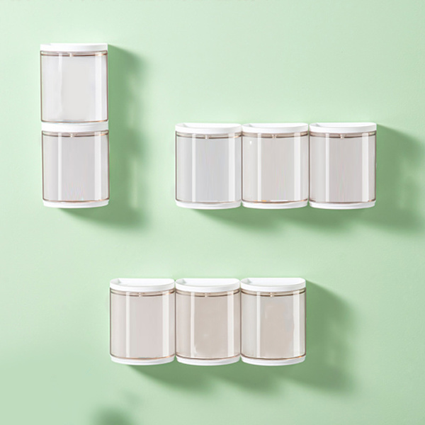 Transparent Väggmonterad Displaylåda för Dockfigurer - Enkelt Lager, 11x13,5cm White S