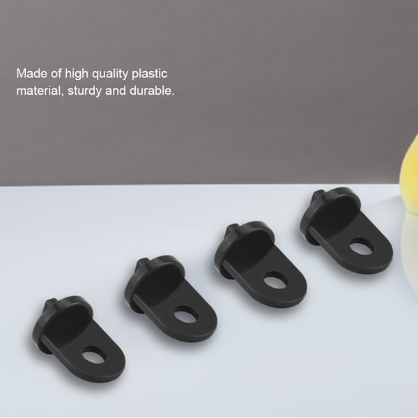 10-pak svarte plast hengere for planter og blomster i drivhus