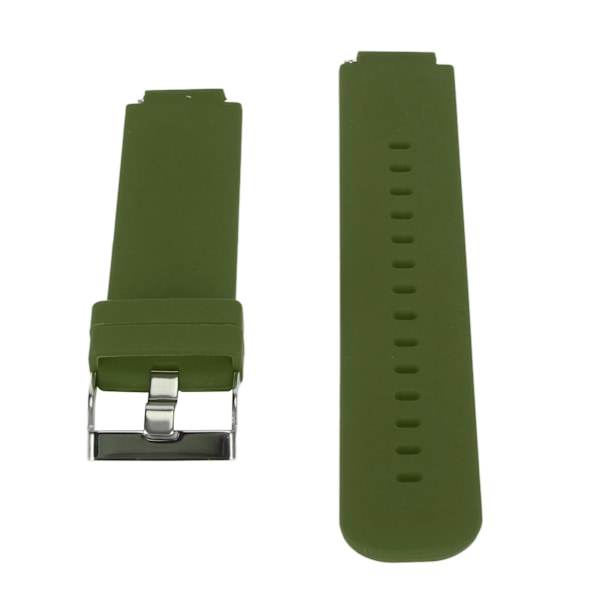 Justerbart mjukt silikonarmband i OD Grön för Amazfit Verge 2 (Modell A1807)