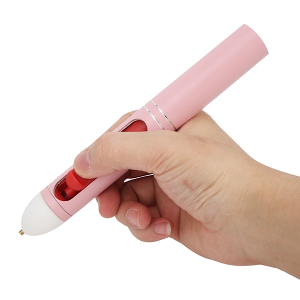 Mini limpistol, varm lim, fargerik pennformet trådløs 2200mAh USB oppladbar litiumbatteri