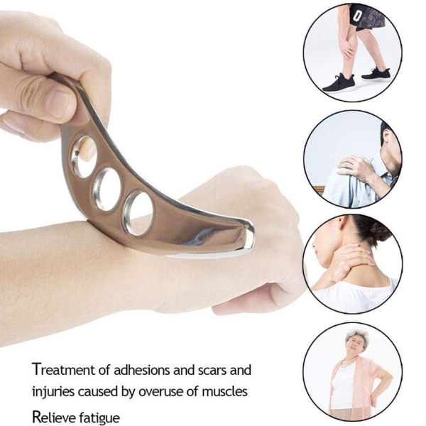 Gua Sha Tool Steel Manual Scraping Massager Skin Care Release