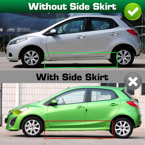 Mazda 2/Demio GE Hatchback 2008-2013 Lokasuojat Roiskeläpät Suojat Roiskesuojat Autotarvikkeet