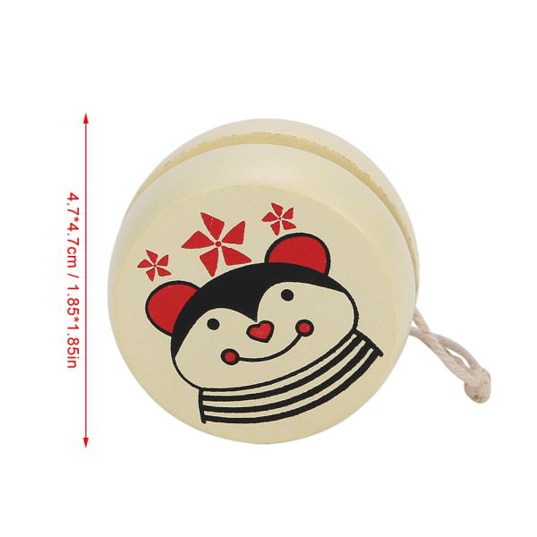 【Lixiang Store】 Sødt tegneseriemønster yo-yo-legetøj i træ