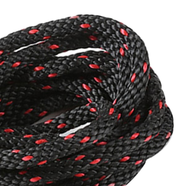 Justerbar Enkel Hissblock i Rostfritt Stål med Dubbla Starka Spännen och 2m/6.6ft Rep för Lamphissning - 1 Sitsig Black