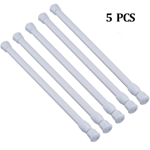 5pcs Extendable Solid Multifunctional 40-70cm Curtain Rod