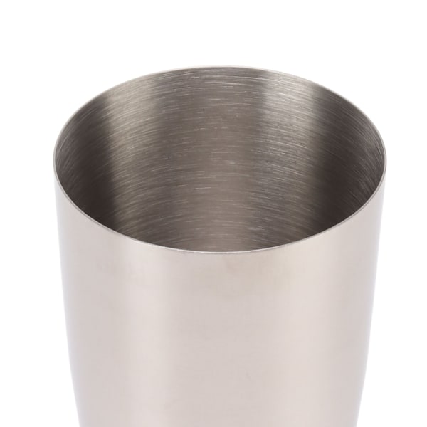 Todelt Cocktail Shaker i Rustfrit Stål med Spejlet Finish og Bundkop