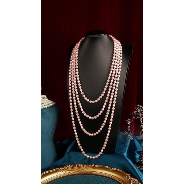 1920-talet Pärlor Halsband Mode Faux Pearls Gatsby
