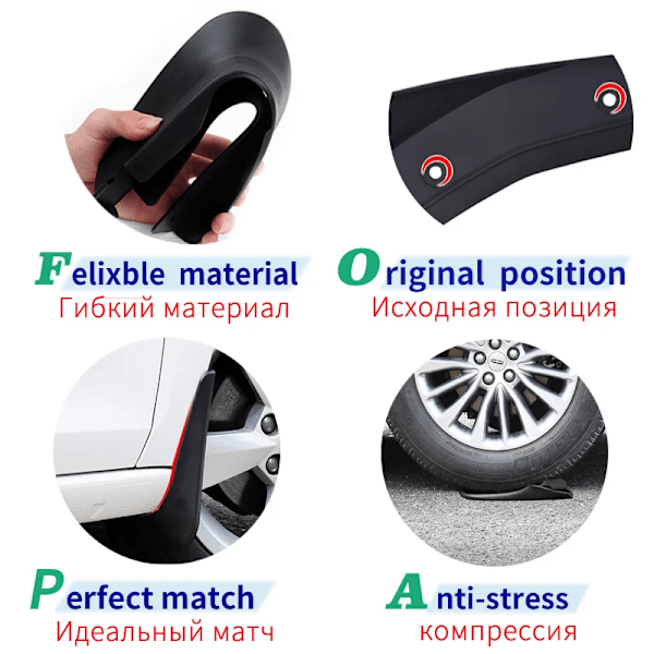 Stänkskydd för Hyundai i30 i30cw Kombi 2007 2008 2009 2010 2011 2012, stänkskärmar, skydd, bilaccessoarer