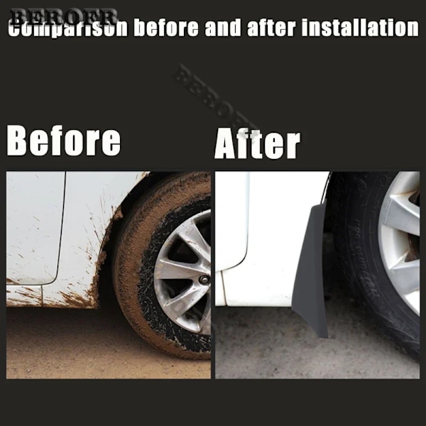 För Mazda CX-30 CX30 2020 Främre Bakre Bil Stänkskydd Mudguards Splash Guards Mud Fenders Hjuldelar Tillbehör