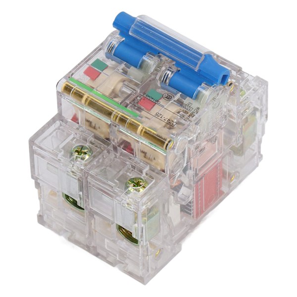 2-polet Transparent Høyfølsom Sikringsbryter for AC-systemer - 400V 80A med enkel observasjonsfunksjon