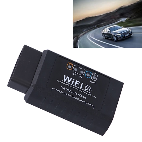 Professionell WiFi OBD2-felsläsare och diagnostiskt verktyg för iOS och Android - Autofel-skanneradapter